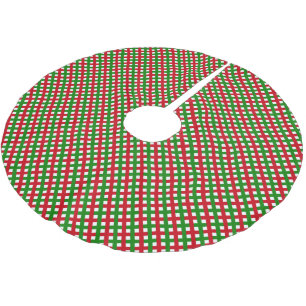 Holiday Tree Skirt Polyester Weihnachtsbaumdecke