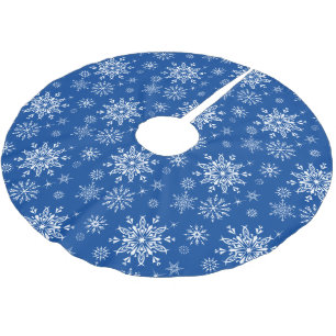 Holiday Tree Skirt Polyester Weihnachtsbaumdecke