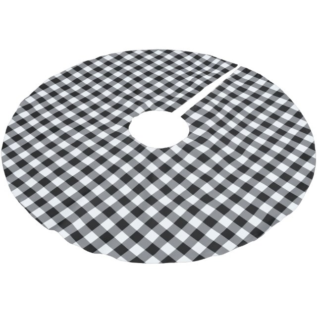 Holiday Tree Skirt Polyester Weihnachtsbaumdecke (Schrägansicht)