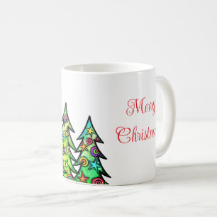 Holiday Trees Coffee Tasse
