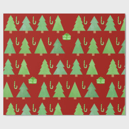 Holiday Trees Geschenkpapier