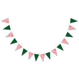 Holiday Triangle Bunting Banner