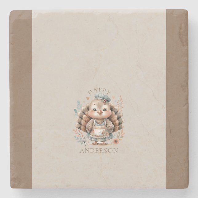 Holiday Türkei Hinzufügen benutzerdefinierten Text Steinuntersetzer (Vorderseite)