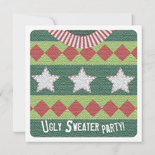 Holiday Ugly Sweater Party Einladung