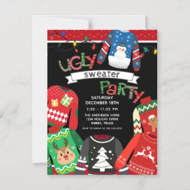 Holiday Ugly Sweater Party Magneteinladung