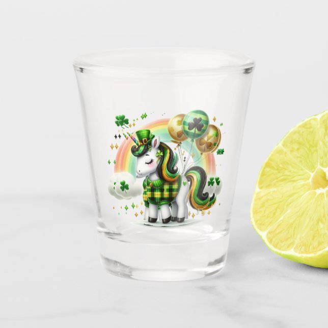 Holiday Unicorn Schnapsglas (Vorderseite)