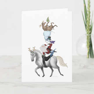 Holiday Vaulting Feiertagskarte