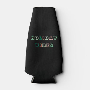Holiday Vibes Black Bottle Cooler Flaschenkühler