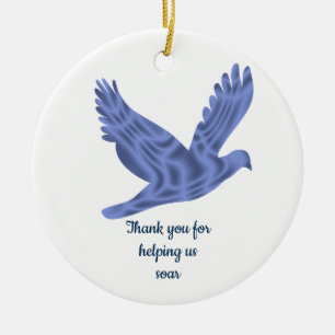 Holiday Vielen Dank an die Mitarbeiter Wertschätzu Keramik Ornament