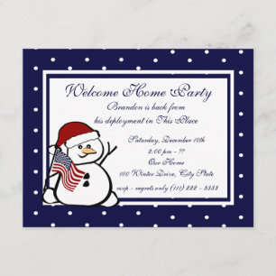 Holiday Welcome Zuhause Military Einladung
