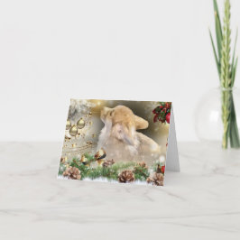 Holiday Welsh Corgi Puppy Feiertagskarte