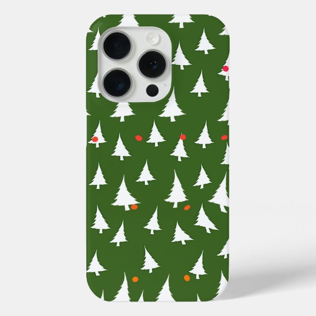 Holiday White Pines Case-Mate iPhone Hülle (Rückseite)