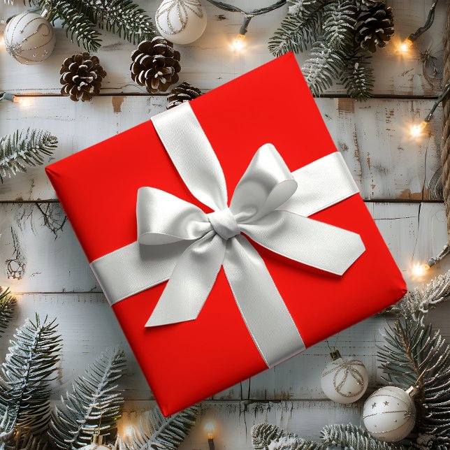 Holiday White Solid Color Satinband (Von Creator hochgeladen)