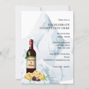 Holiday wine winter verschnee corporate einladung