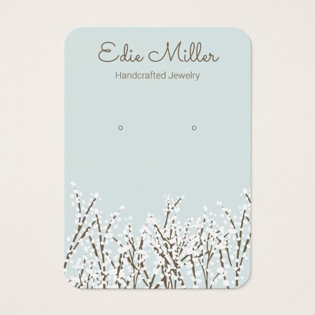 Holiday Winter Branches Earring Jewerly (Vorderseite)