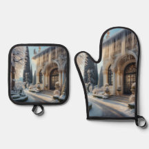 Holiday Winter Ice Covered in The Restaurant