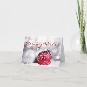 HOLIDAY WISHES CHRISTMAS CARDS FEIERTAGSKARTE