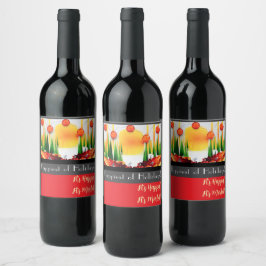 Holiday within the Pines! Weinetikett