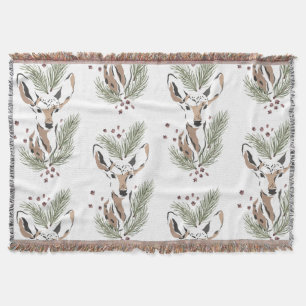 Holiday Woodland Dei Christmas Blanket Decke