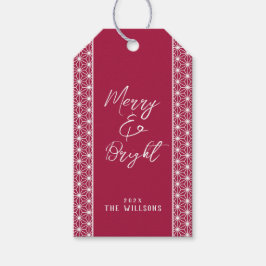 Holiday Wrapping ASANOHA Japanisches Kimono Muster Geschenkanhänger