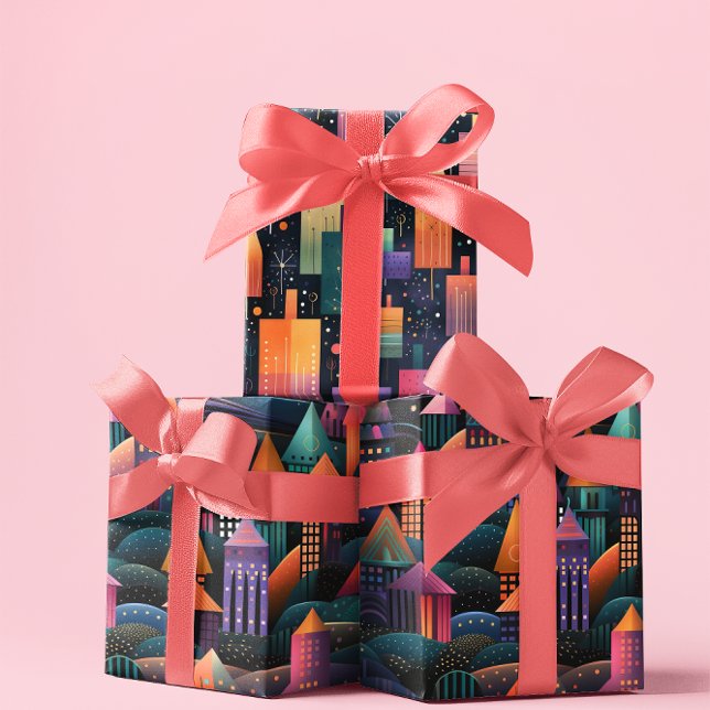 Holiday Wrapping Paper Flat Sheet Set of 3 Geschenkpapier Set (Von Creator hochgeladen)