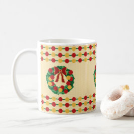Holiday Wreath Knit Kaffeetasse