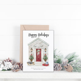 Holiday Zuhause Frohe Weihnachts-Custom-Adresse Feiertagspostkarte