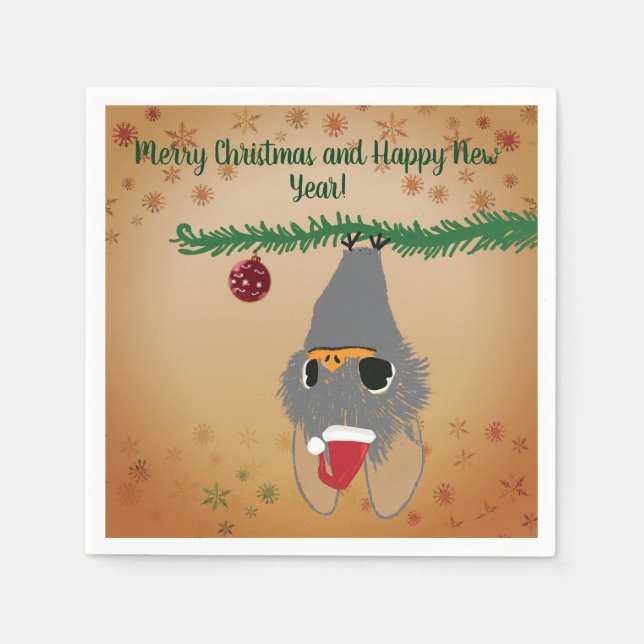 Holidays Baby Bat Napkins Serviette (Vorderseite)