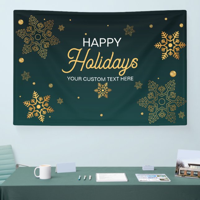 Holidays Christmas party backdrop  Banner (Messe)