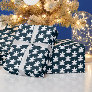 Holidays Marinesterne Snowstars Geschenkpapier
