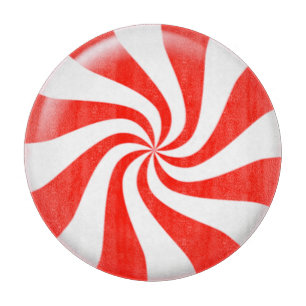 Holidays Minze Candy Custom Schneidebrett