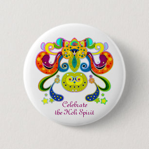 holiES - abstrakte glückliche heilige Kuh + Ihre I Button