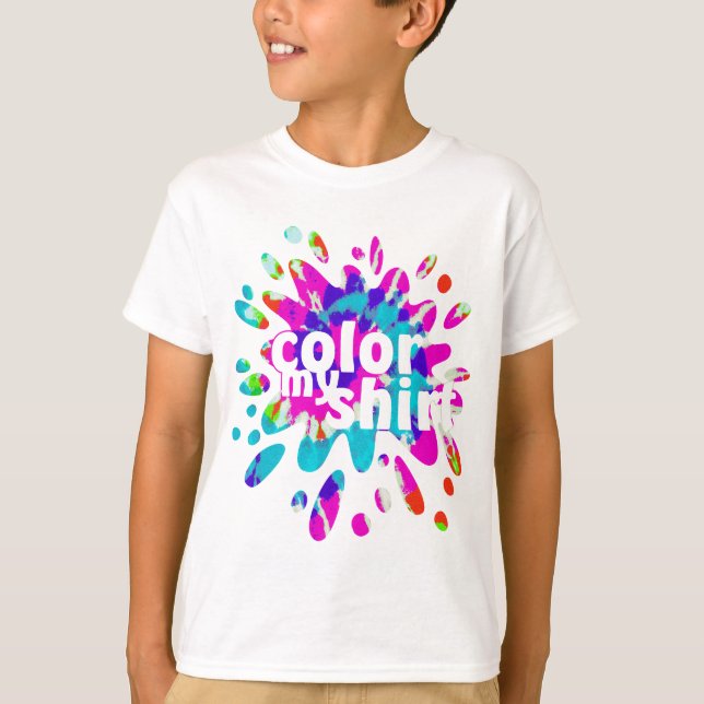 holiES - FARBEN MEIN SHIRT Splash (Vorderseite)