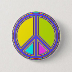 holiES - farbiges PEACE-Zeichen + Ihre Ideen Button
