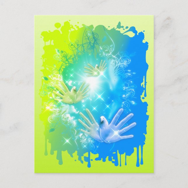 holiES - Fliegertauben ART Postkarte (Vorderseite)