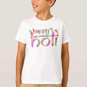 holiES - GLÜCKLICHE HOLI farbige Steigungen 1 T-Shirt