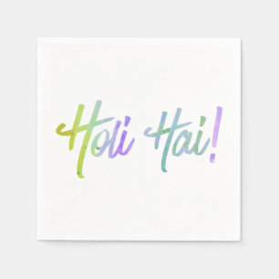 holiES - HOLI HAI grunge pastel 1 Serviette