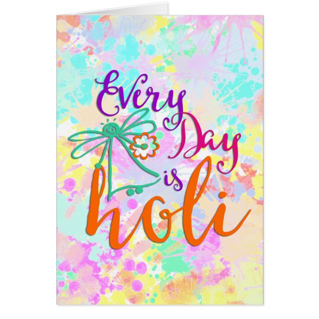 holiES - Jeder Tag ist Holi + Ihr Backgr. Ideen (Vorne)