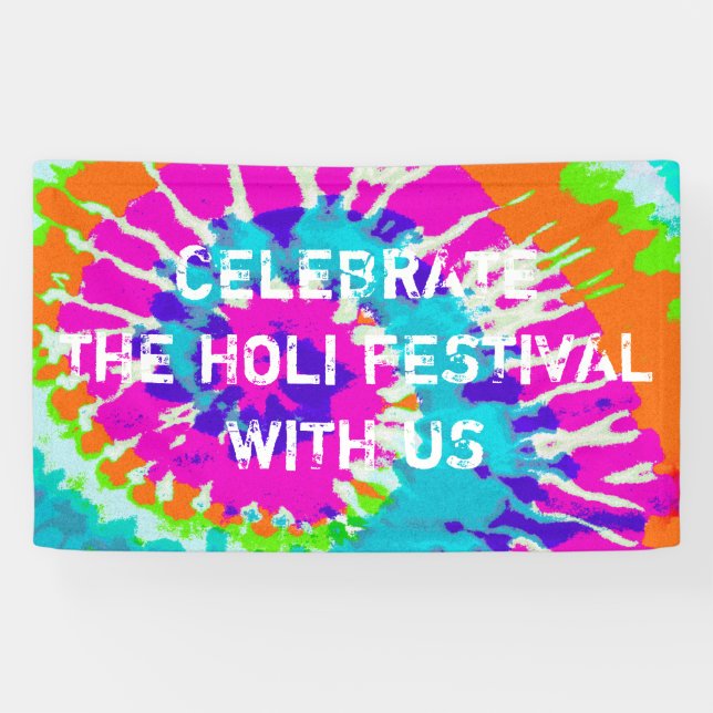 holiES - Power-gewundene Batik-Art Banner (Horizontal)