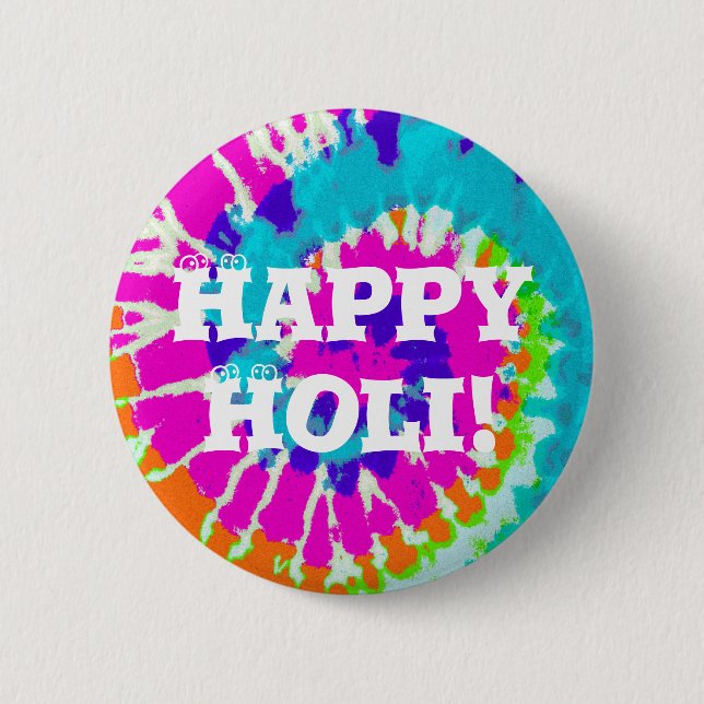 holiES - Power Spiral Batik Style Button (Vorderseite)