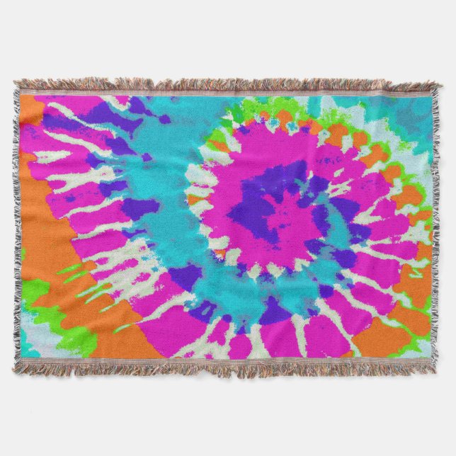 holiES - Power Spiral Batik Style Decke (Vorderseite)