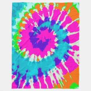 holiES - Power Spiral Batik Style Fleecedecke