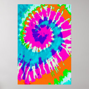 holiES - Power Spiral Batik Style Poster