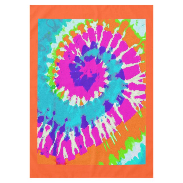 holiES - Power Spiral Batik Style Tischdecke (Vorderseite)