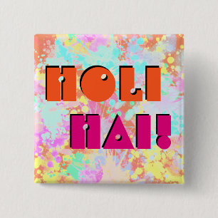 holiES - Splashes nahtlose Muster Pastell 1 Button