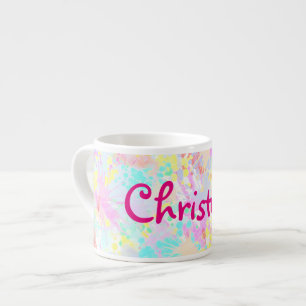 holiES - Splashes nahtlose Muster Pastell 1 Espressotasse
