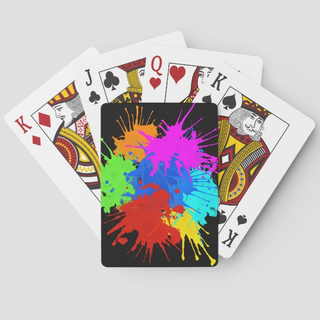holiES - Splashes rund 2 + Ihre Ideen Spielkarten (Rückseite)