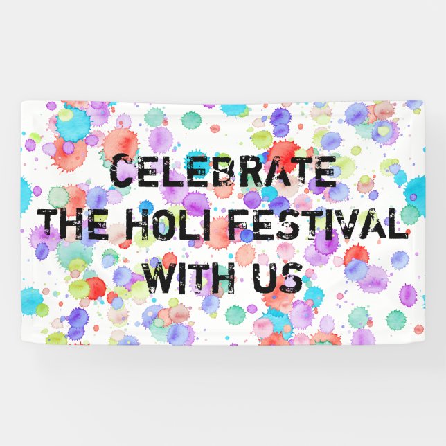 holiES - Spritzer mehrfarbig 1 + Ihr Backgr. Banner (Horizontal)