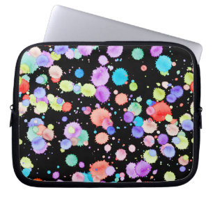 holiES - Spritzer mehrfarbig 1 + Ihr Backgr. Laptopschutzhülle