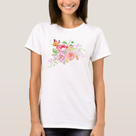 holiES - Wasserfarbene Frühlingsblumen Bouquet 2 T-Shirt